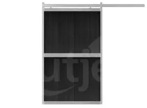 porte de box coulissante simple avec plastique