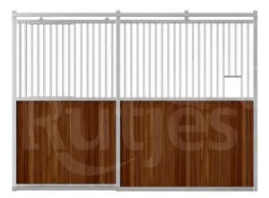 Box en bois chevaux bambou