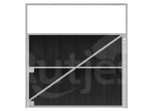Tussenwand draaibaar dicht | 350 cm