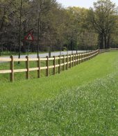 cloture pour chevaux bois